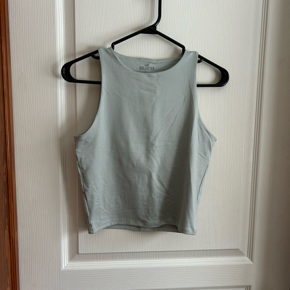 Hollister Women's Steel Blue Tank Top